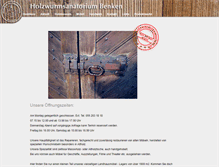 Tablet Screenshot of holzwurmsanatorium.ch